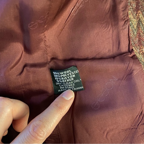 SASSON vintage wool-blend blazer. Classy. Size 6/7. - Picture 15 of 15